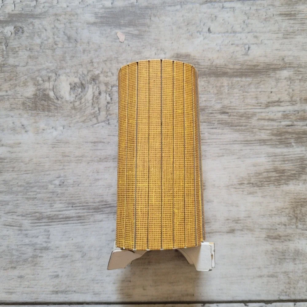 Yellow Cylinder Lamp Mid Century Doll Cardboard Barbie Dream‎ House 1962 Mattel